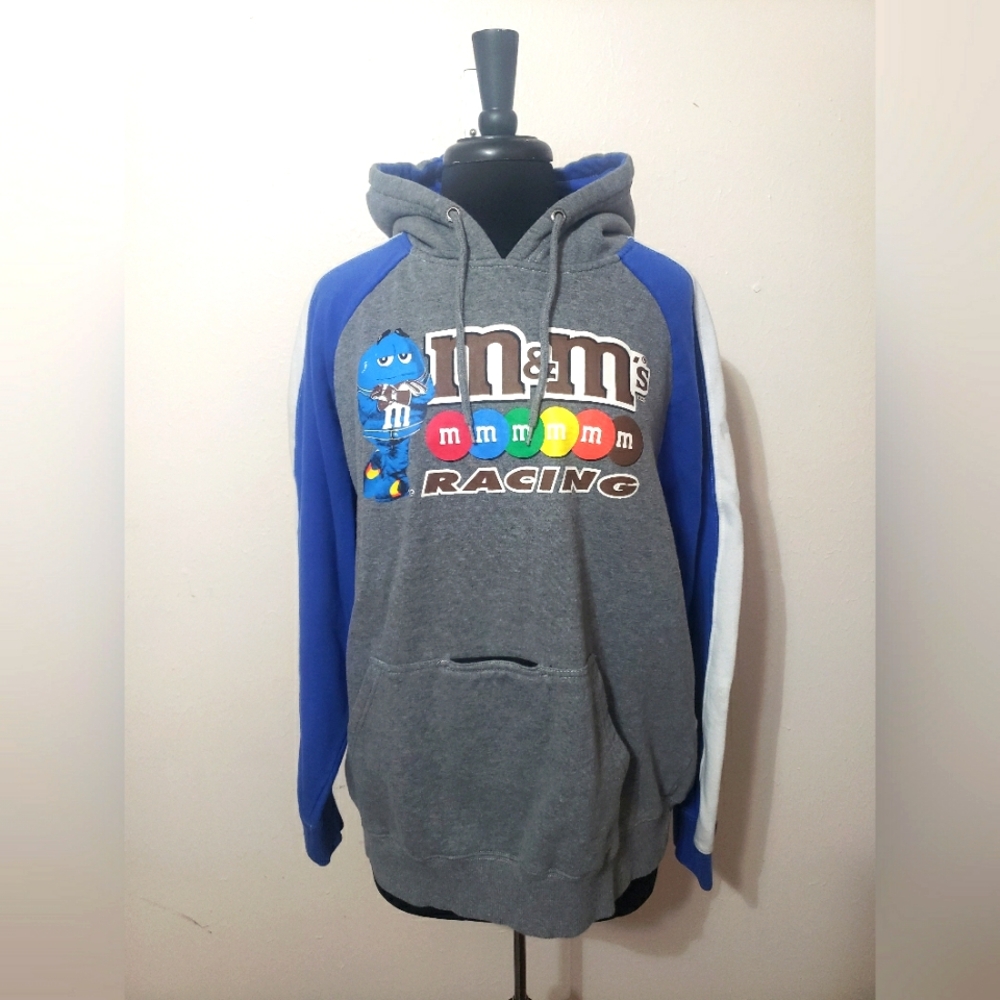M&M Nascar Hoodie Size Large